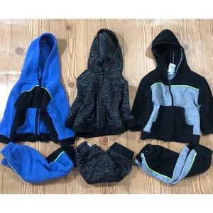 Baby Boy Fall Winter Jogger Bundle 3-9 Months
